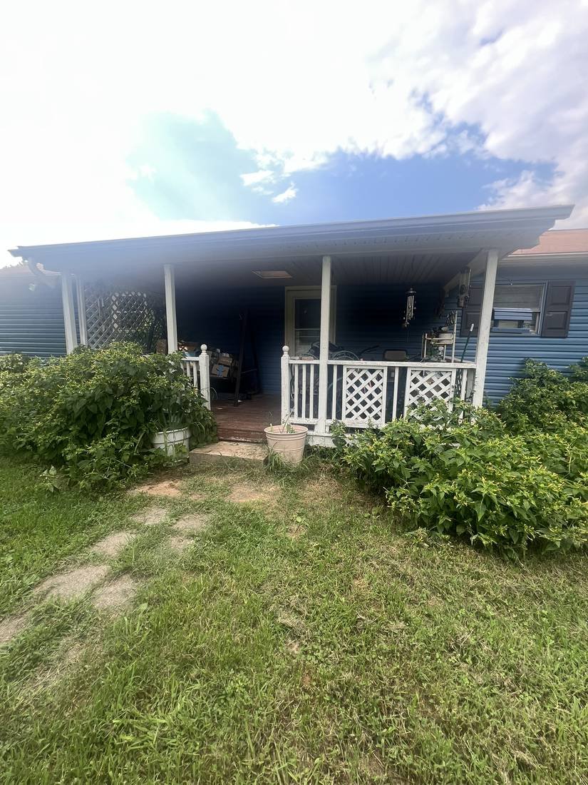 Original open front porch before being enclosed, Murfreesboro, Tennessee