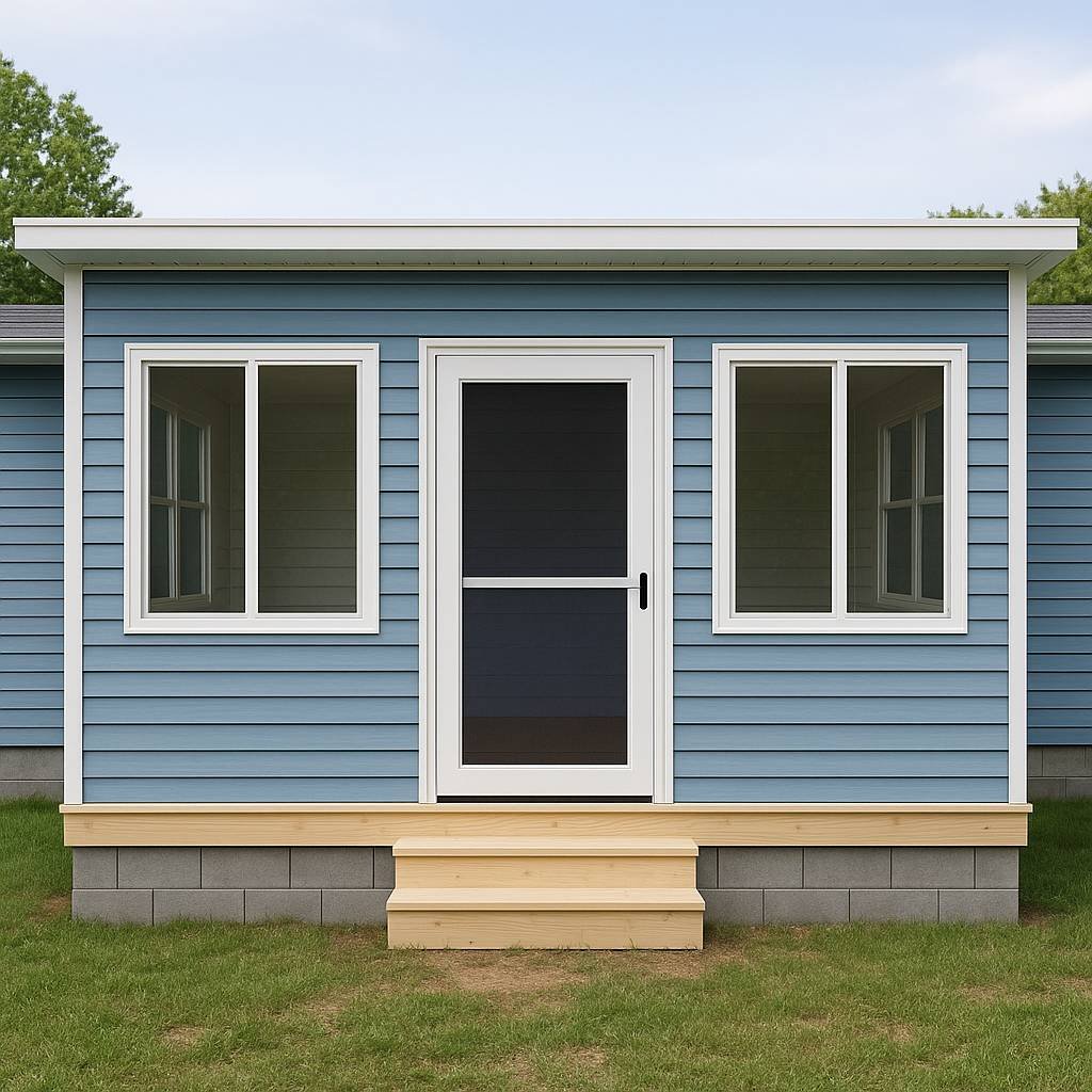 Concept rendering shown to the homeowner before construction of the enclosed porch, Murfreesboro, Tennessee