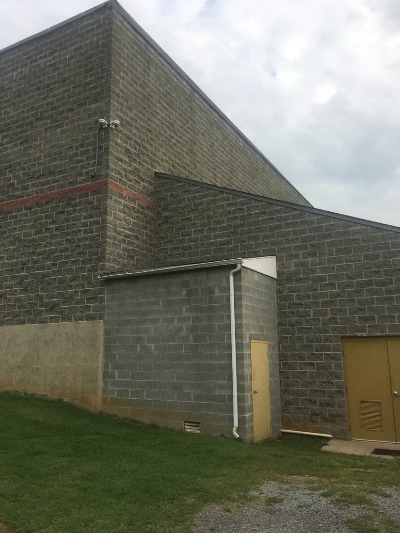 Exterior of the Shelbyville Recreation Center building, Shelbyville, Tennessee
